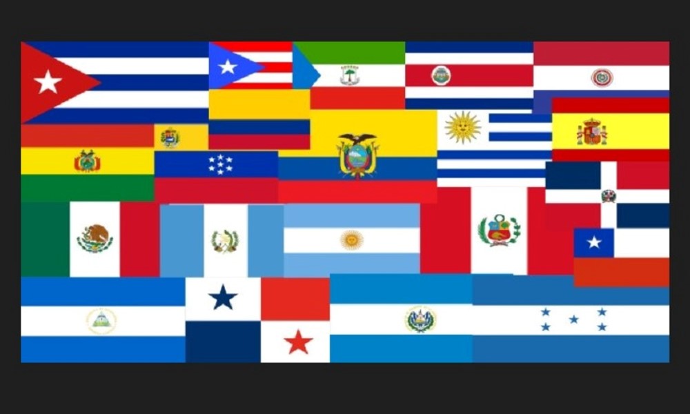 flags from Lantin American Countries 